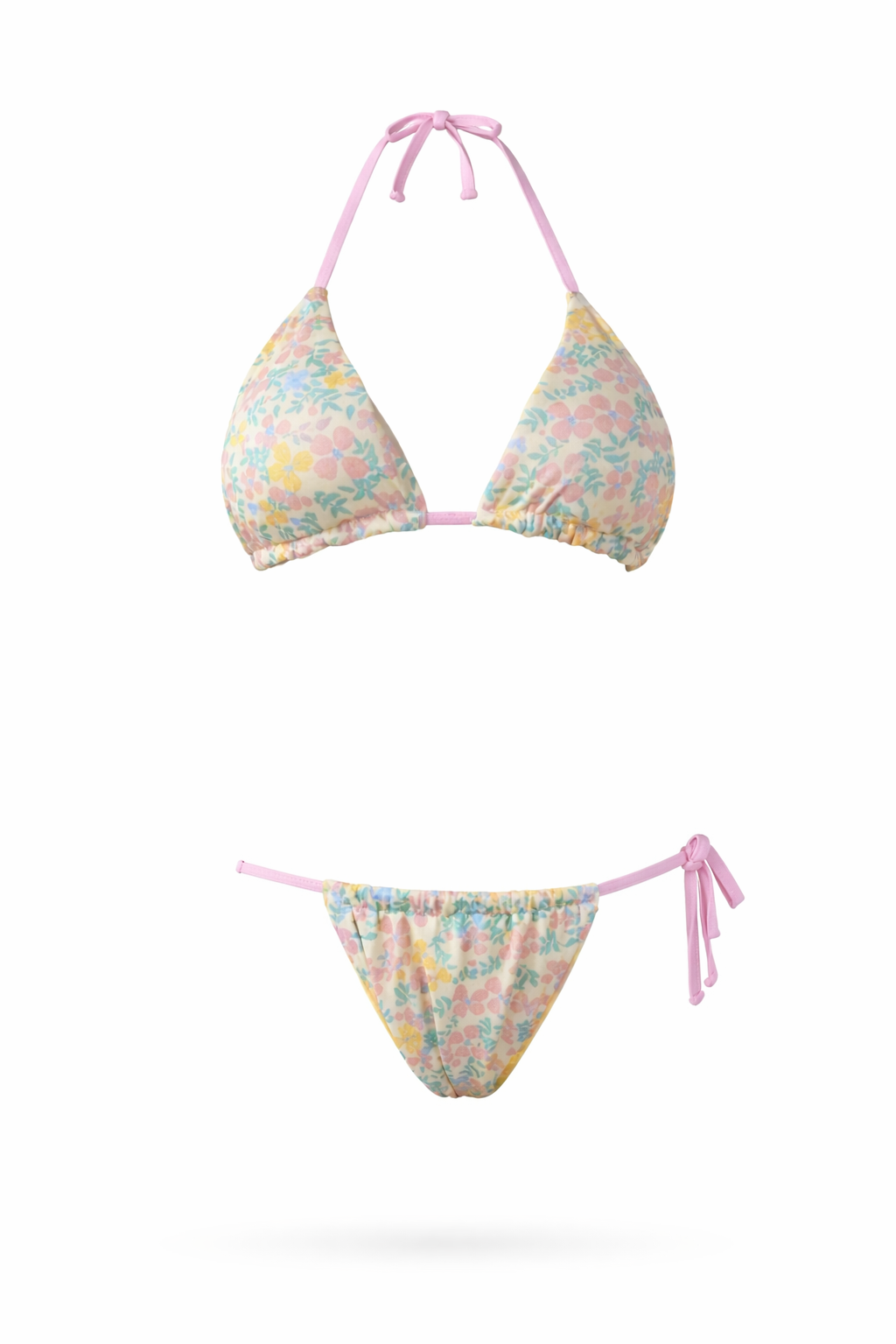 Bikini flores reversible