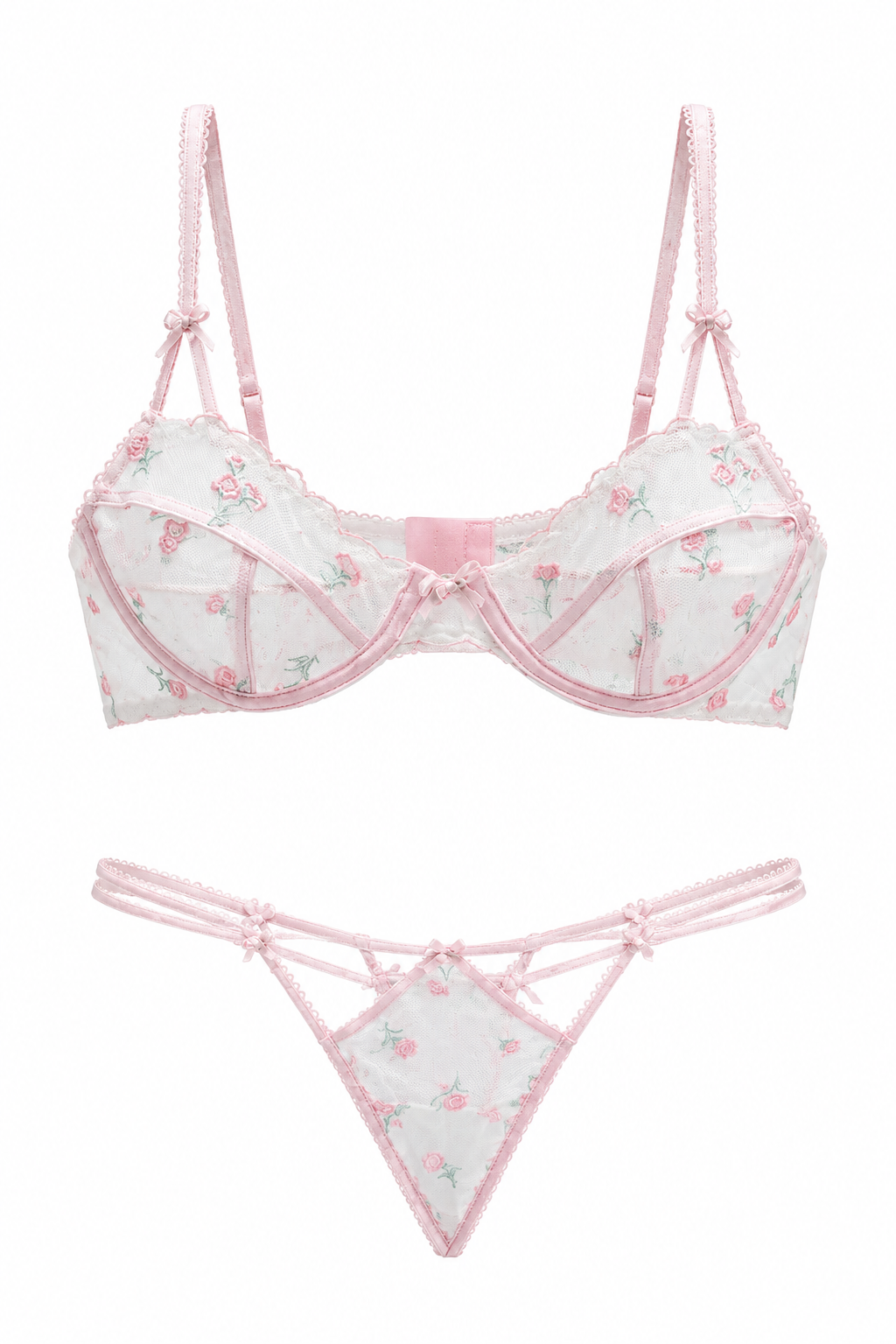 Set Elody Rosa (Brasier + Panty) 🌸